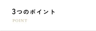 3つのポイント
